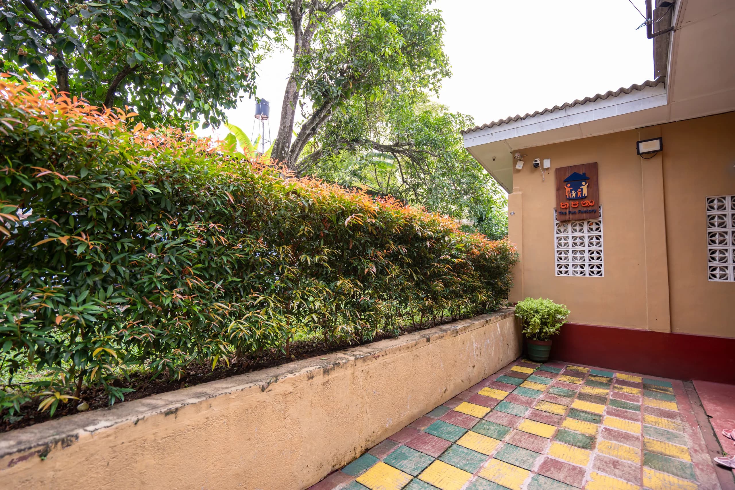 Garden entrance at Hapana Fun Factory