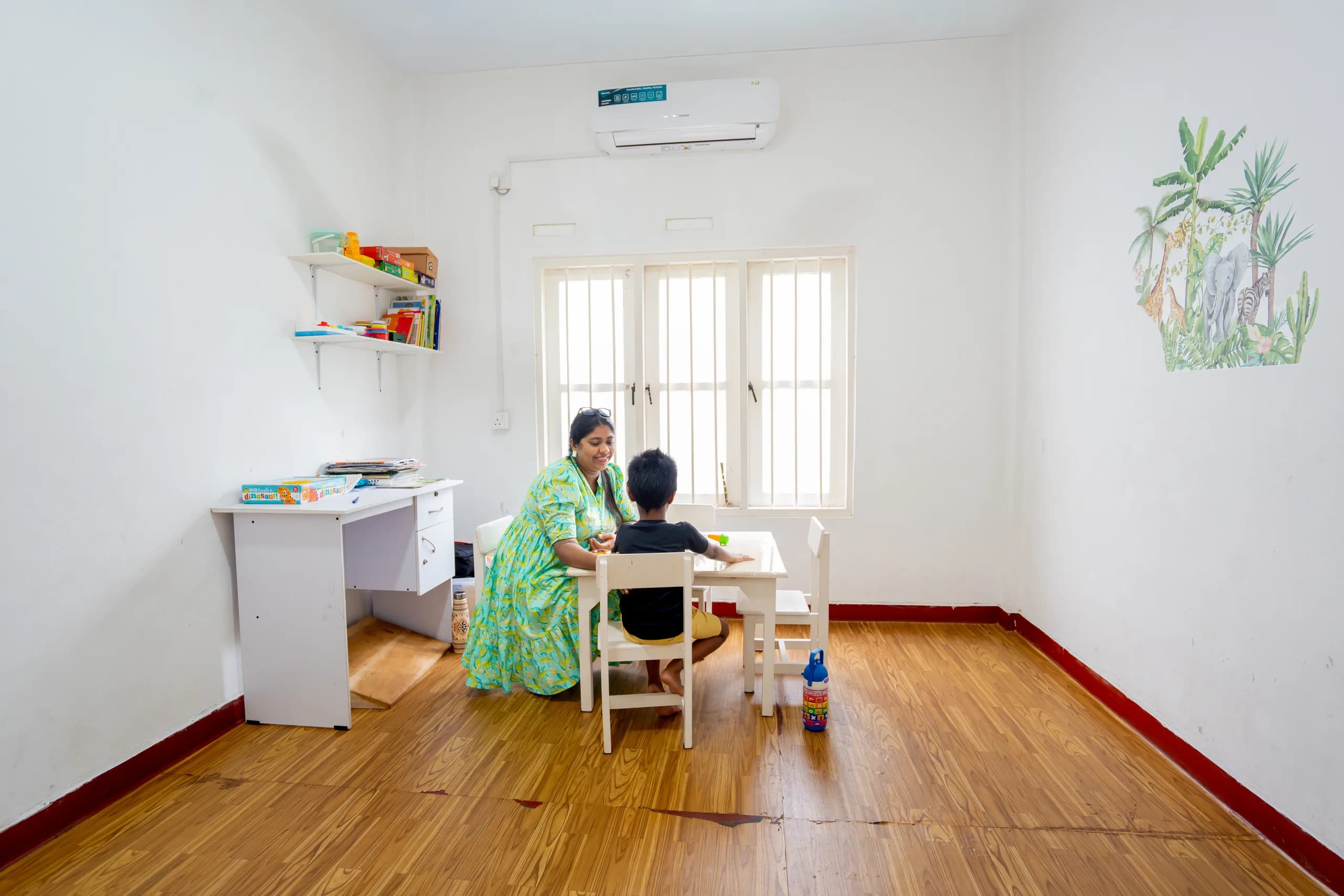 Speech therapy room