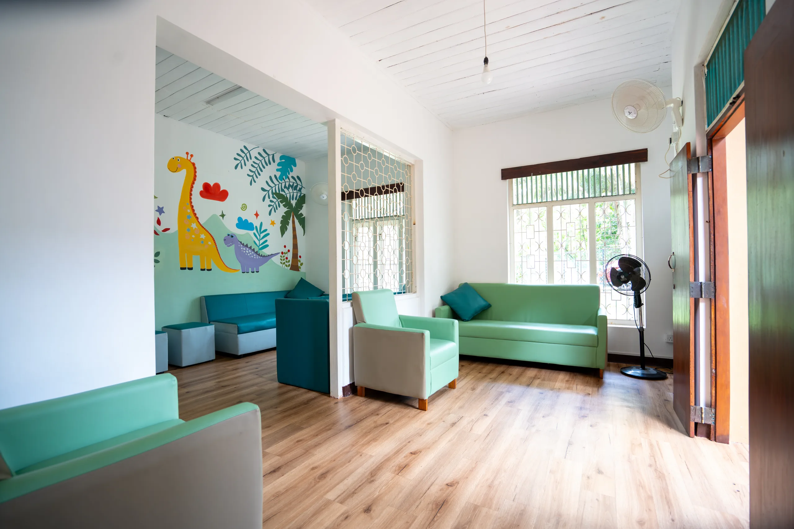 Waiting area at Hapana